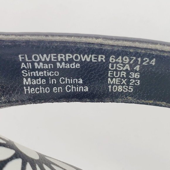 KID CONNECTION Flower Power Thong Sandal Sz 4 - Picture 11 of 12